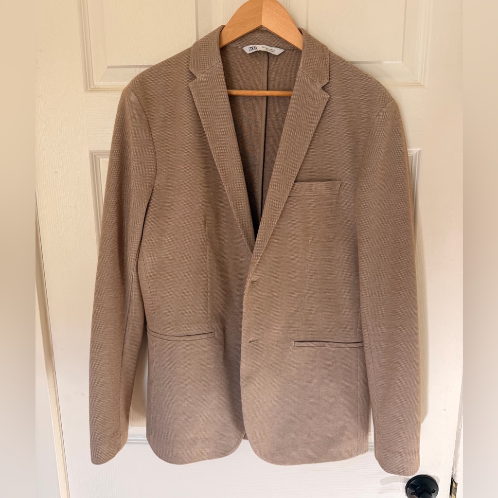 Zara Men's Beige Sport Coat